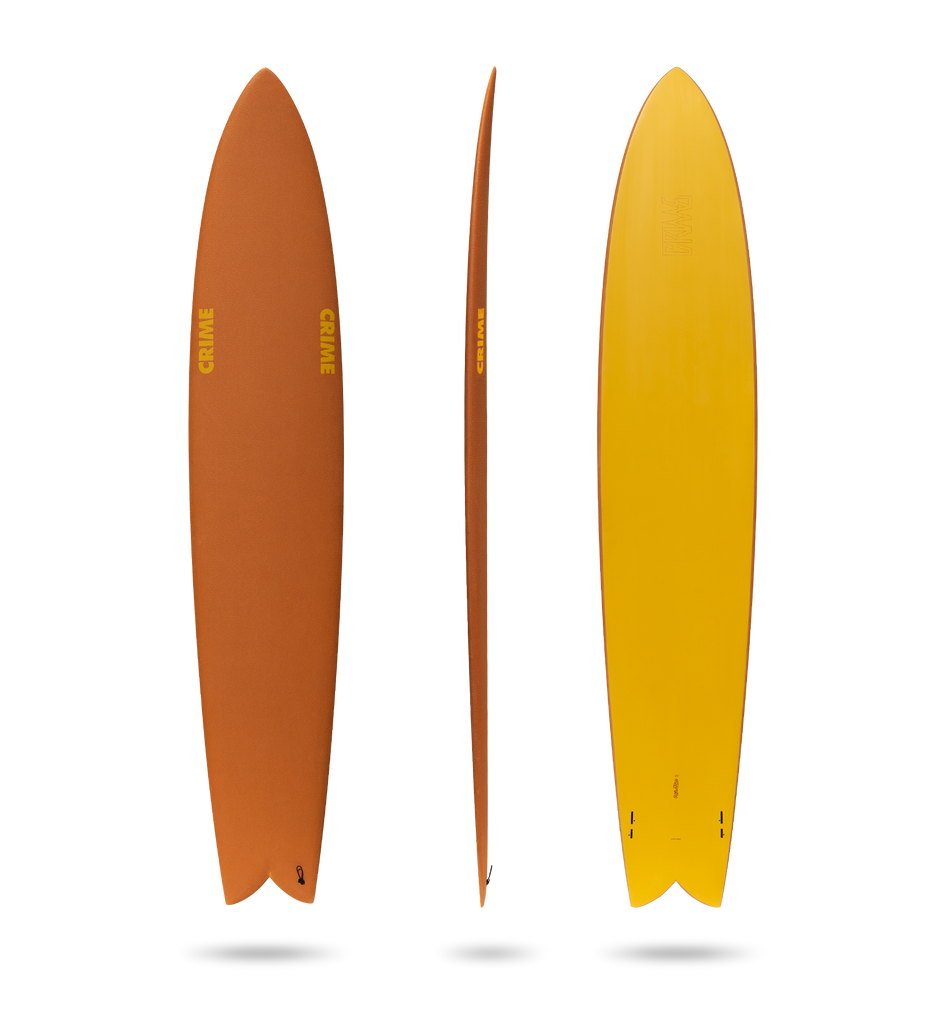 Surf Crime Long Fish 10'5" Gold