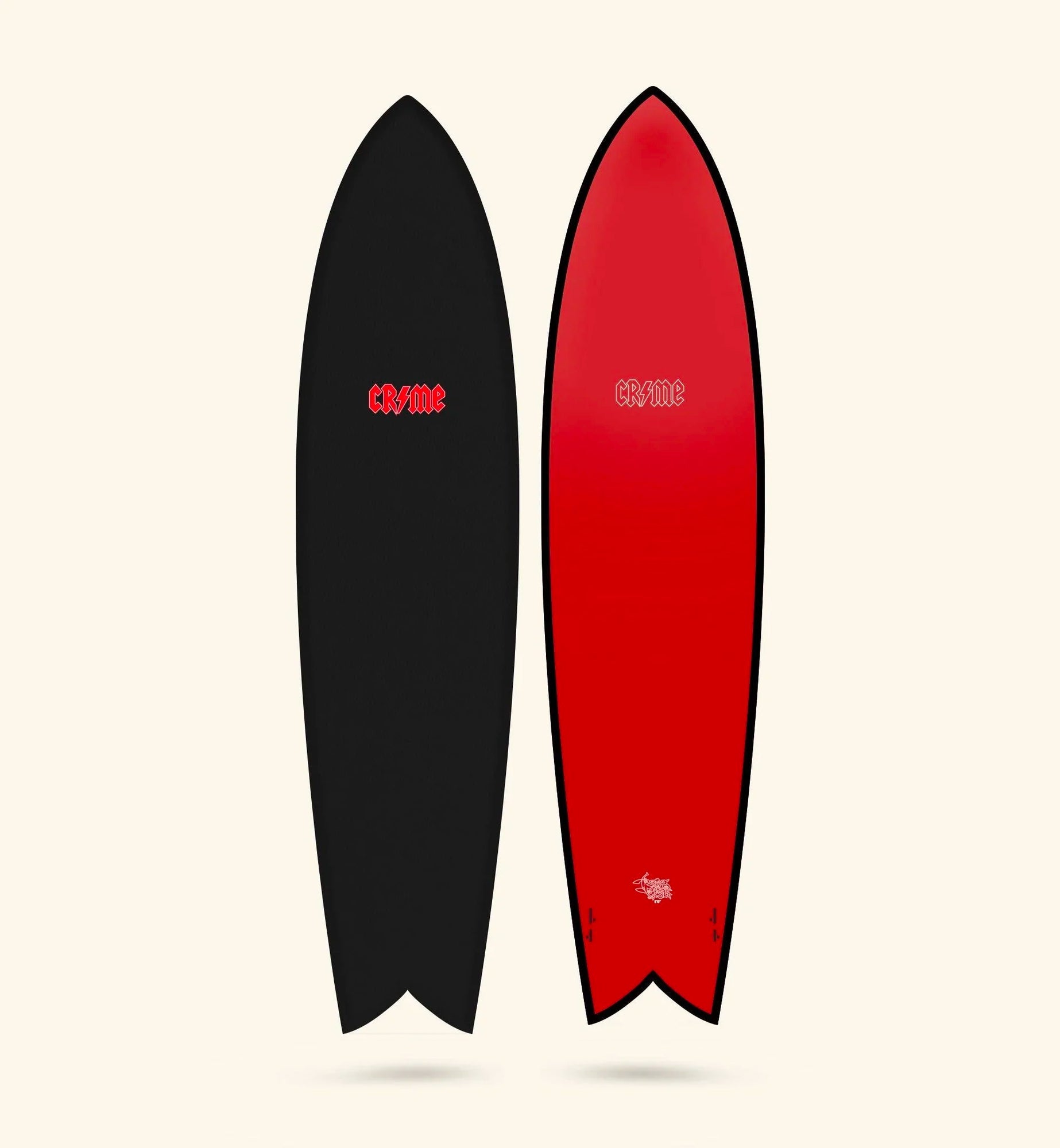 CRIME Surf boards KEEL FISH 6'2\