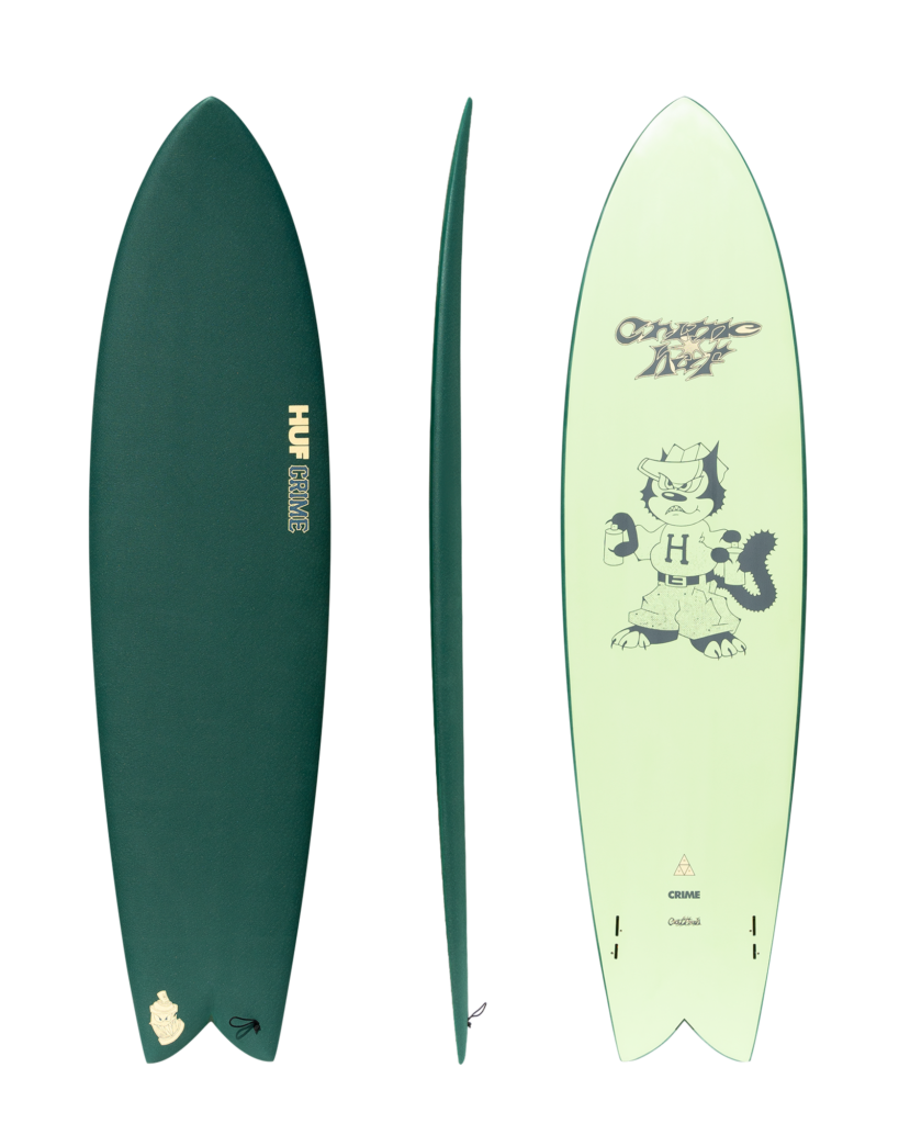 crime-huf-cat-fish-74-pine-cactus HUF x CRIME Catfish Model