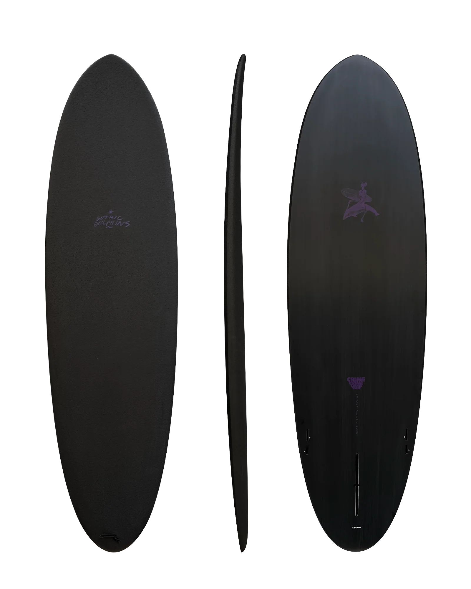 surf-crime-gothic-dolphins-black Surf Crime Gothic Dolphins Black