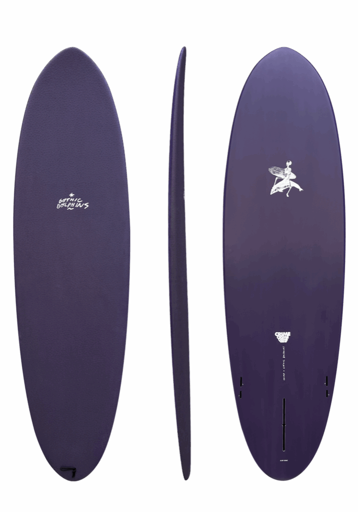 Surf Crime Gothic Dolphins Alex Kopps in Violet